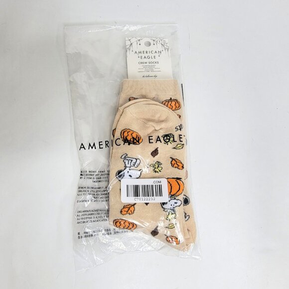 Peanuts Snoopy Fall Slippers & Socks Bundle - American Eagle AE SIZE 9 - NWT - Picture 6 of 12